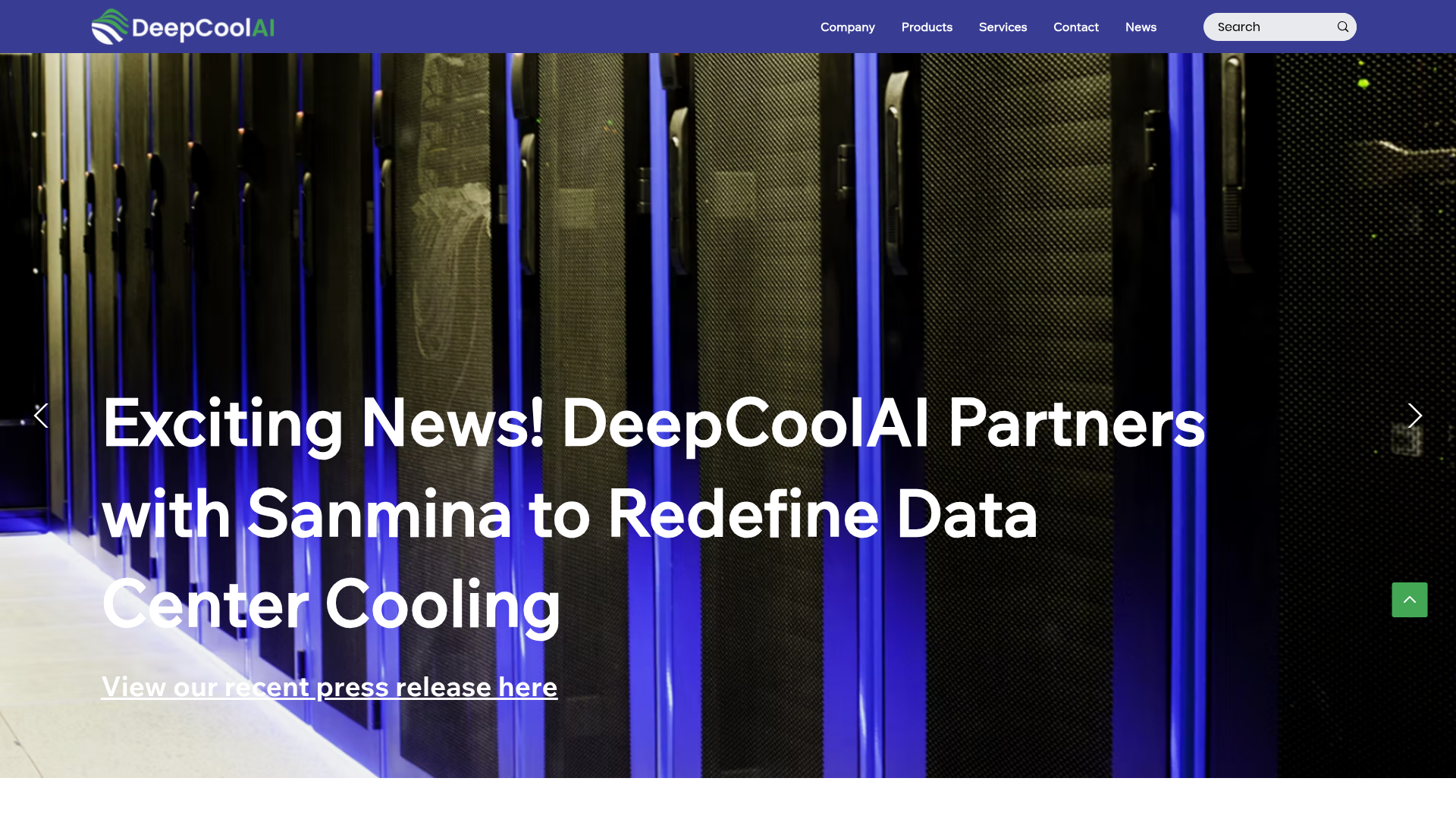 DeepCoolAI website preview
